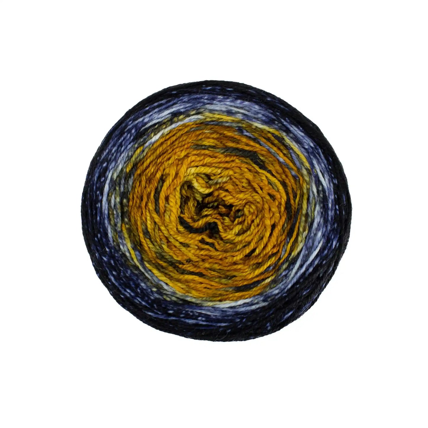 Malabrigo Metamorphosis Sock Light Fingering Yarn color 318 Starry Night