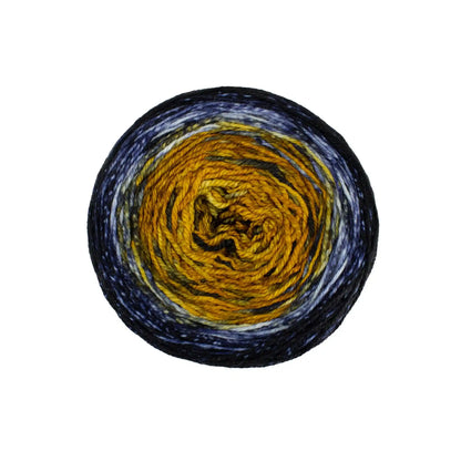 Malabrigo Metamorphosis Sock Light Fingering Yarn color 318 Starry Night