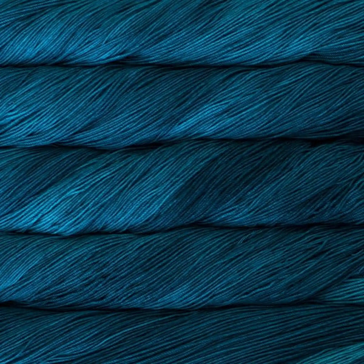 Malabrigo Sock Light Fingering Yarn color Teal Feather 412