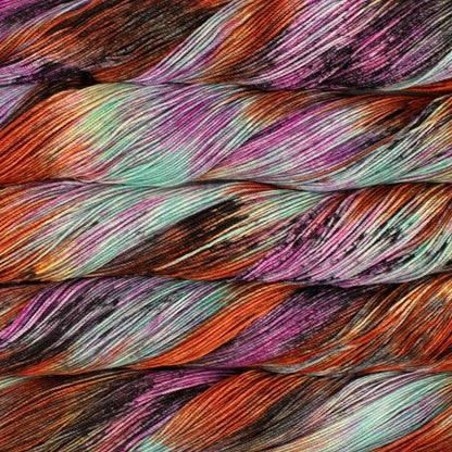 Malabrigo Sock Light Fingering Yarn color Euforia 456 - New Aura Color