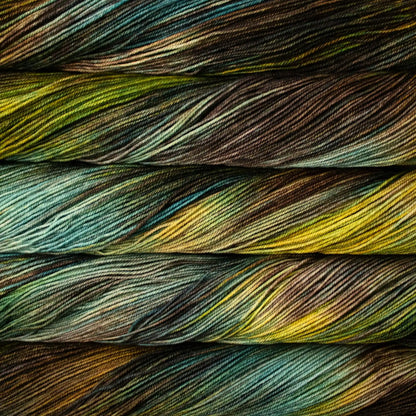 Malabrigo Sock Light Fingering Yarn color Vertigo 459 - New Aura Color