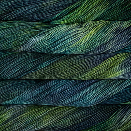 Malabrigo Sock Light Fingering Yarn color Misterio 461 - New Aura Color