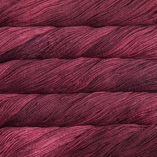 Malabrigo Sock Light Fingering Yarn color Tiziano Red 800