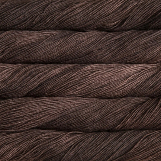 Malabrigo Sock Light Fingering Yarn color Chocolate Amargo 812