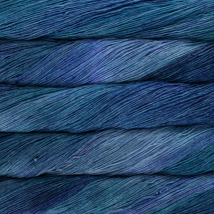 Malabrigo Sock Light Fingering Yarn color Azules 856