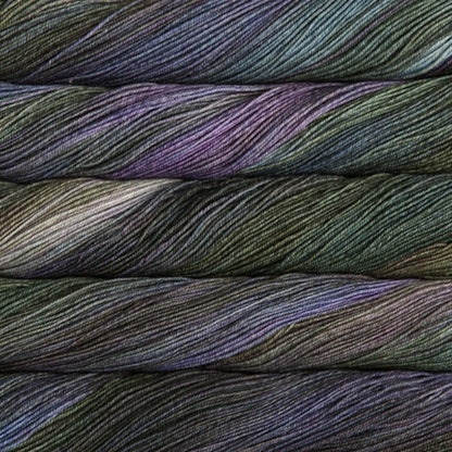 Malabrigo Sock Light Fingering Yarn color Zarzamora 863