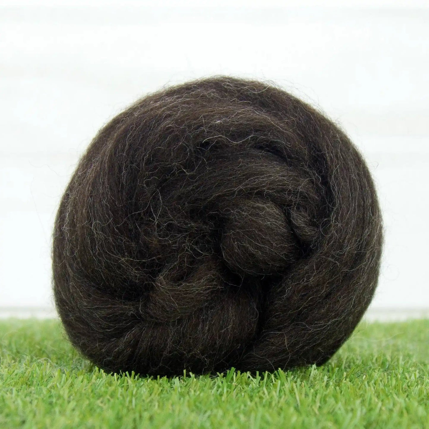 Paradise Fibers Black Shetland Wool Top