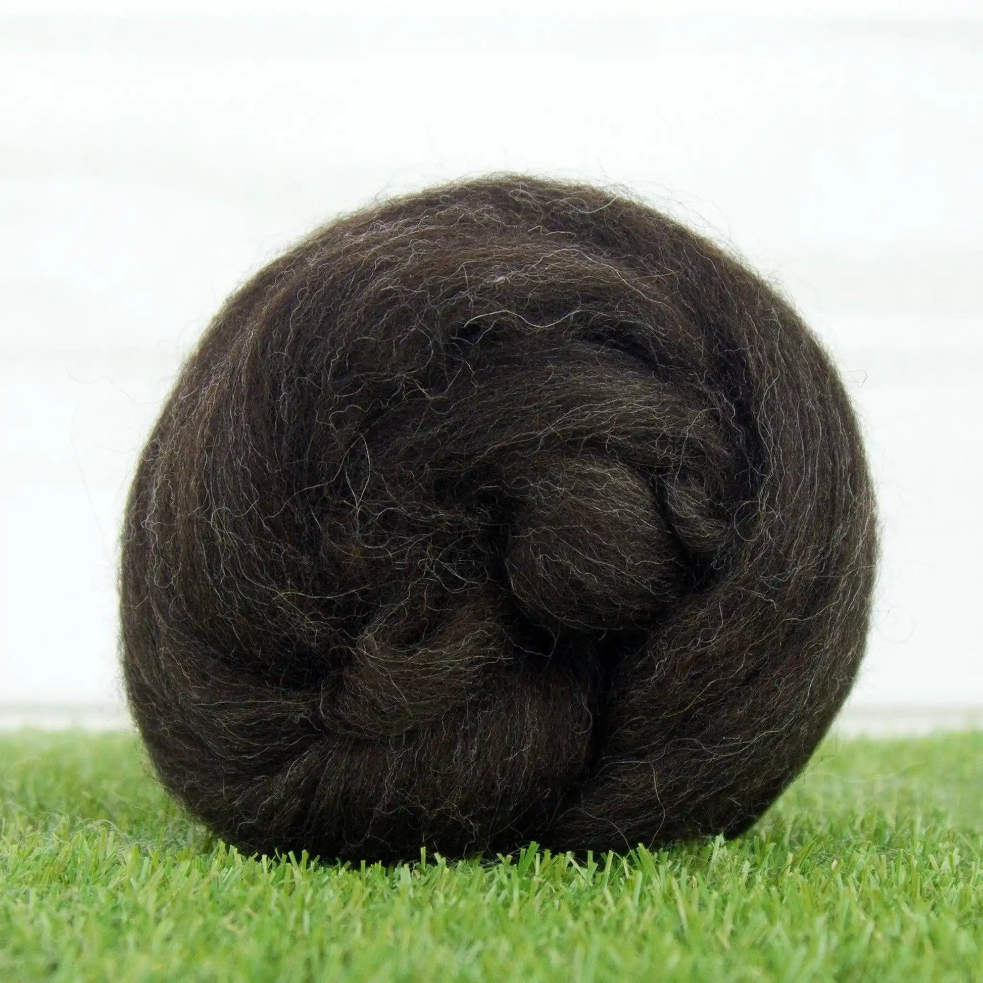 Paradise Fibers Black Shetland Wool Top