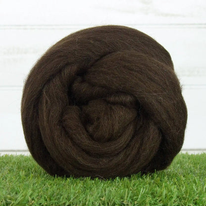 Paradise Fibers Corriedale Top - Natural Brown