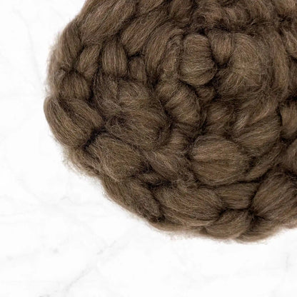 Paradise Fibers De-Haired Yak Down Top - Light Brown