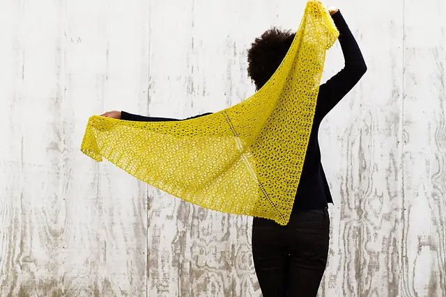 TANGLED LACE SHAWL Pattern by Juniper Moon - Leaflet - Paradise Fibers