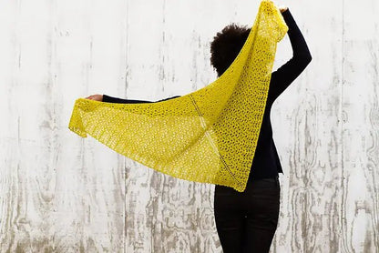 TANGLED LACE SHAWL Pattern by Juniper Moon - Leaflet - Paradise Fibers