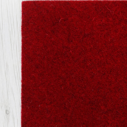 Thermoformable Wool Felt Squares - Blood