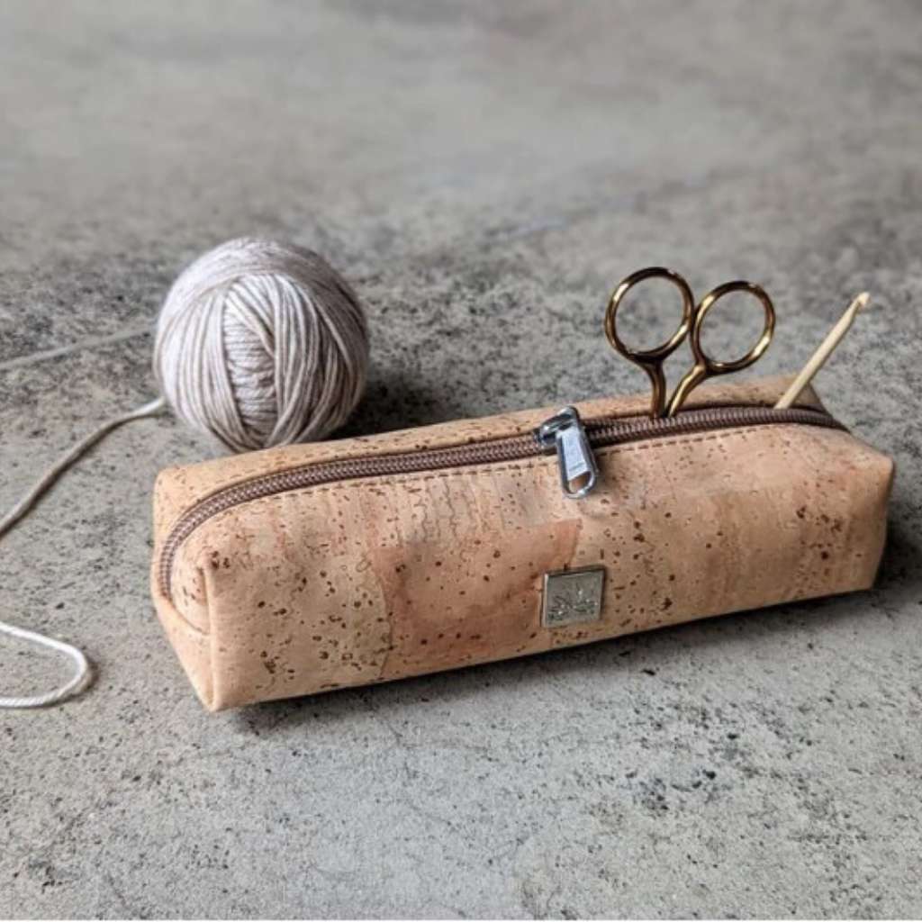 Thread and Maple Cork Notion Pouch - Paradise Fibers