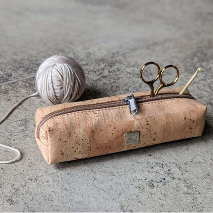 Thread and Maple Cork Notion Pouch - Paradise Fibers