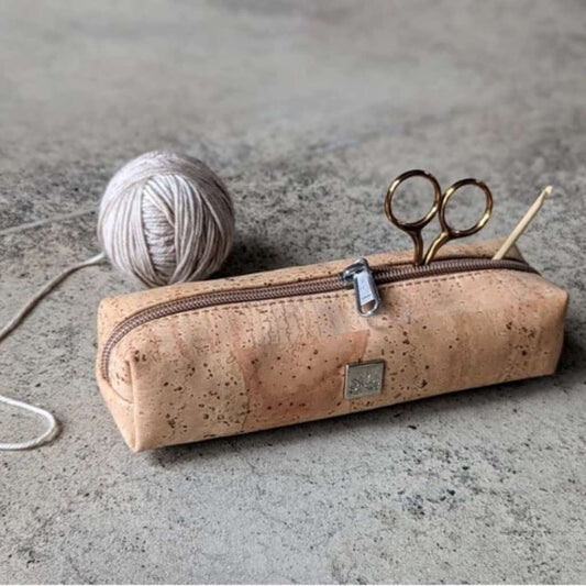 Thread and Maple Cork Notion Pouch - Paradise Fibers