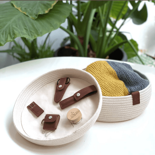 Thread and Maple Nook Magnetic Basket - Paradise Fibers