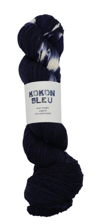 KOKON BLEU Organic Merino Aran Yarn