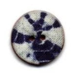 KOKON BLEU Pottery Buttons Tie Dye 1