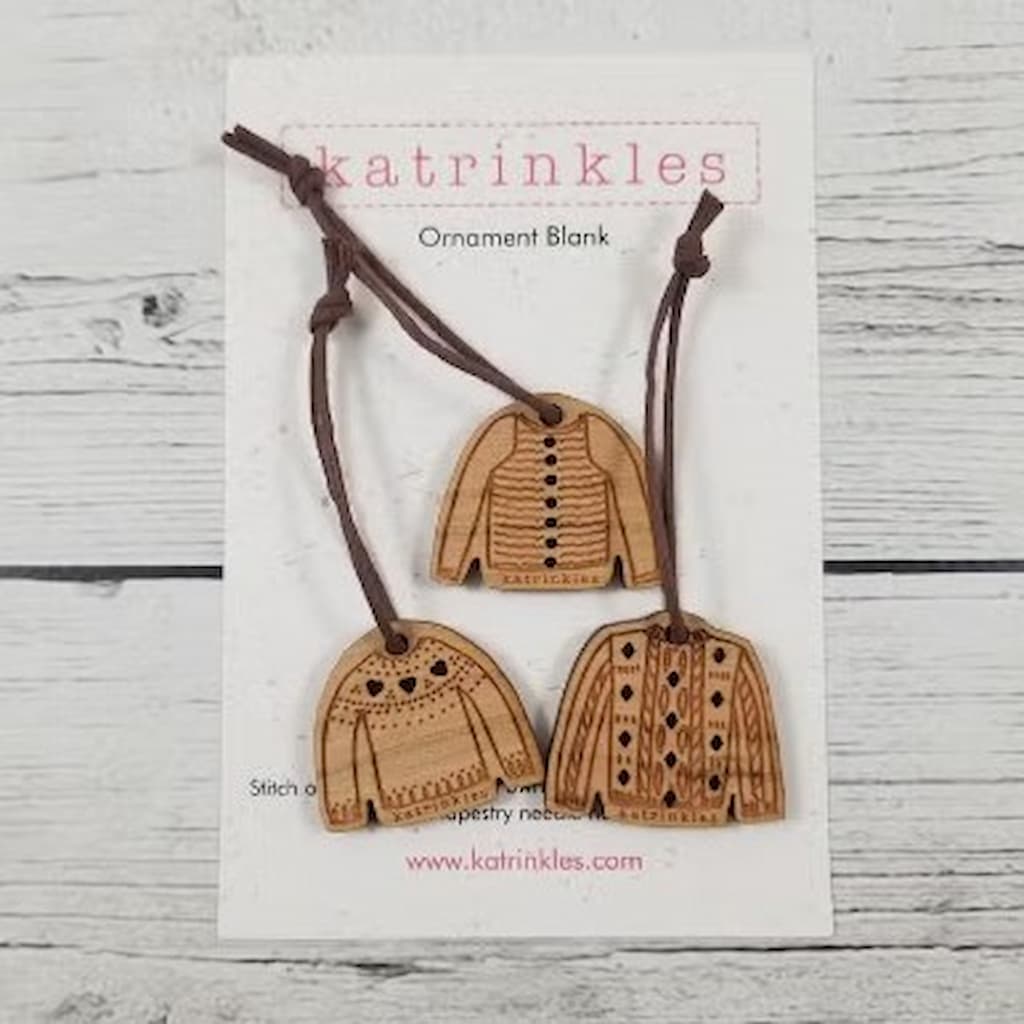 Tiny Sweater Ornament Set - Paradise Fibers