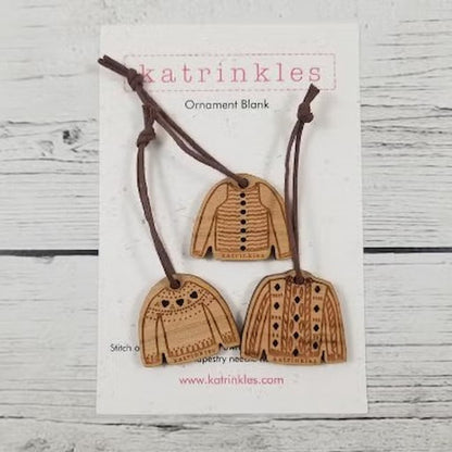 Tiny Sweater Ornament Set - Paradise Fibers