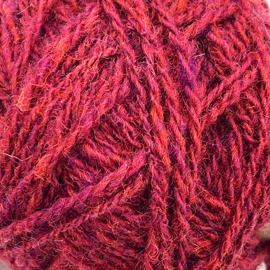 Dyed Carded Corriedale Wool – Tutti Frutti Sour Cherry