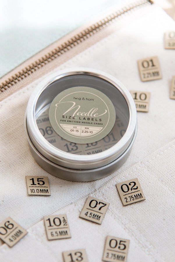 Twig & Horn | Needle Size Lables - Paradise Fibers