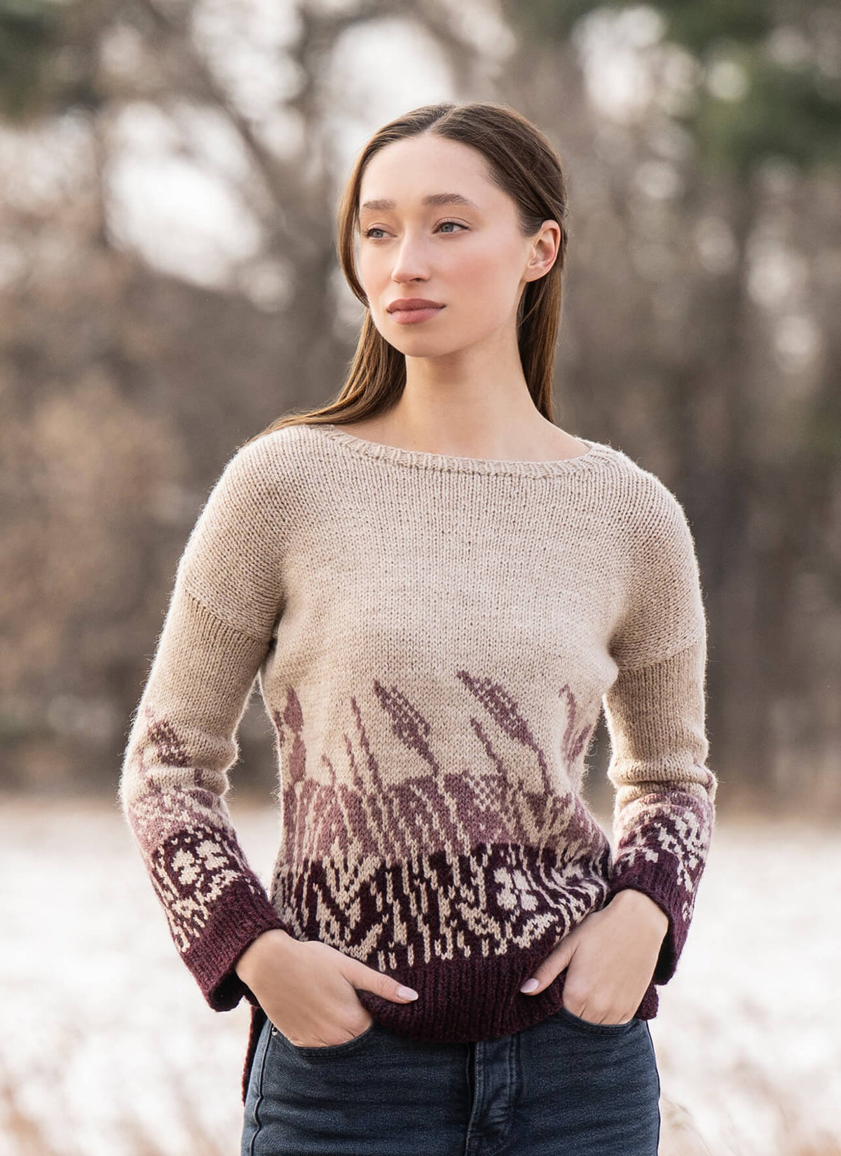 Meadowscape Pullover knit project