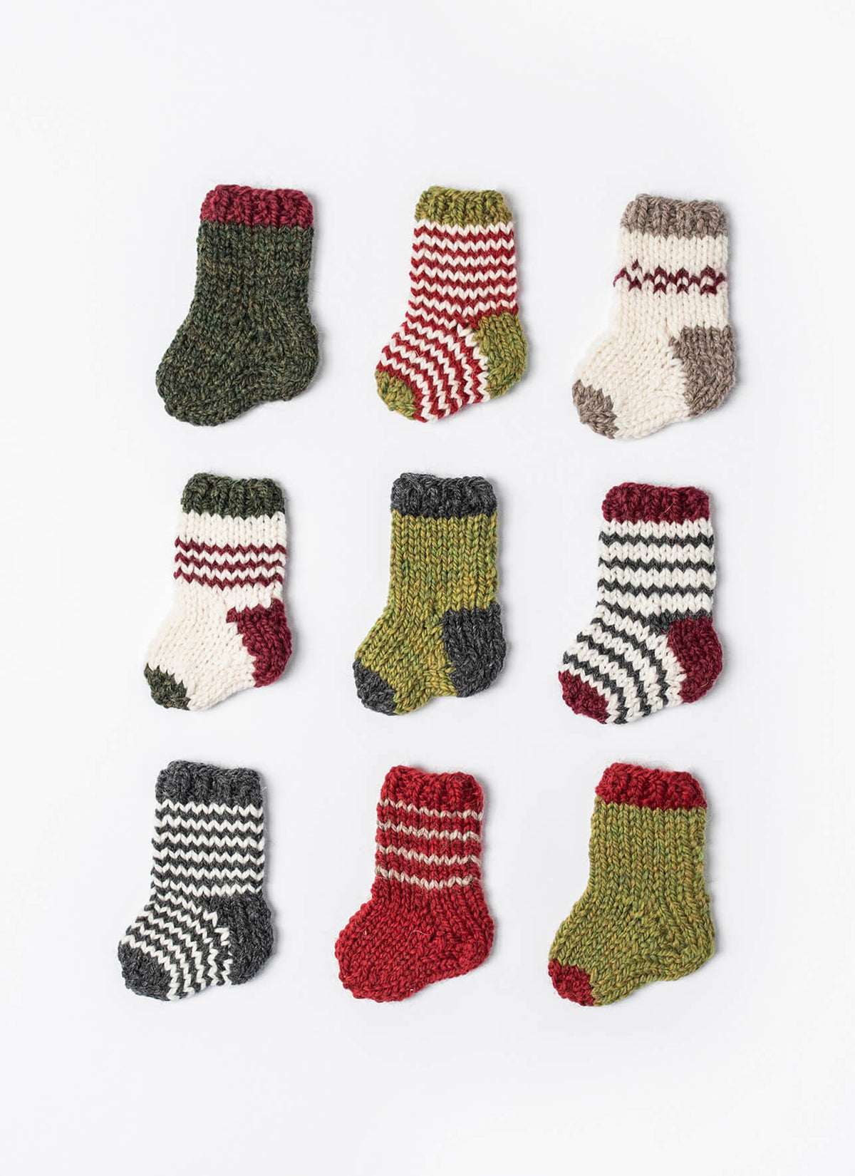 Holiday Cheer Mini Stocking knit project