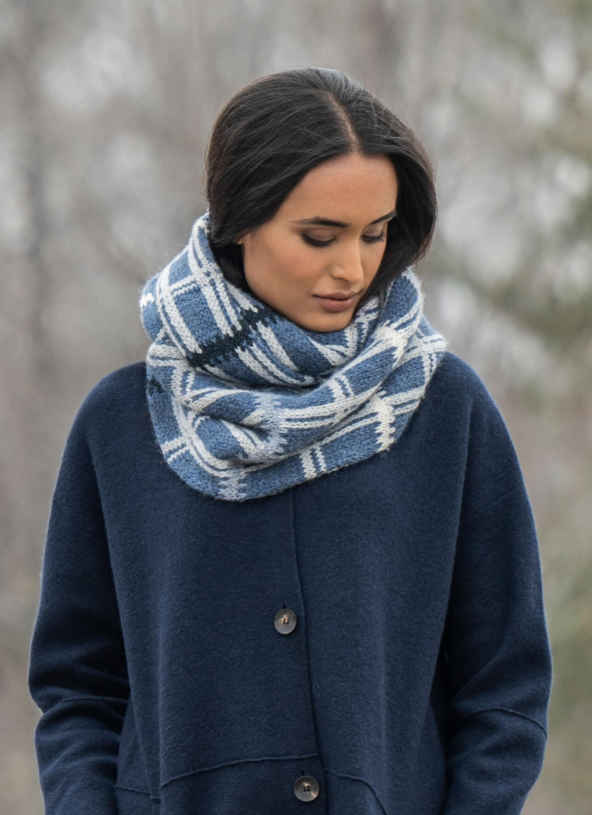 Aurora Infinity Cowl knit project