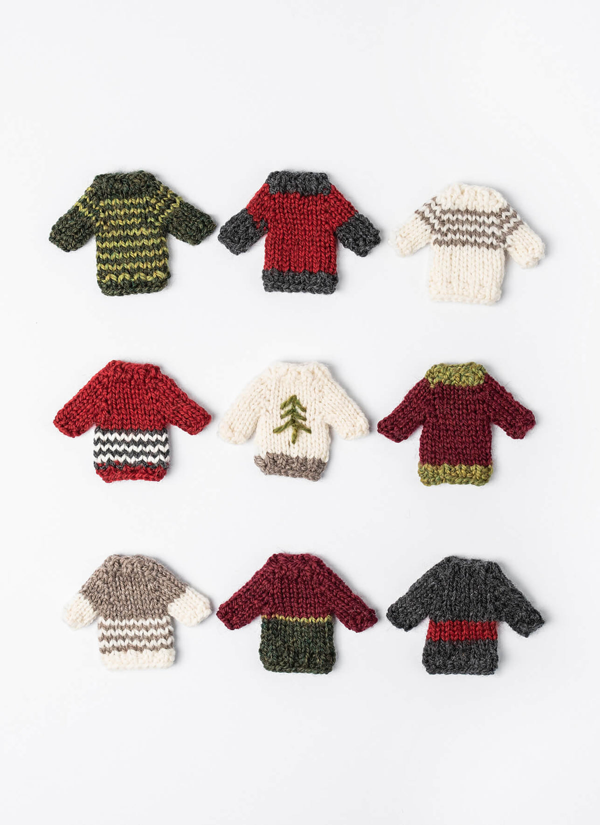 Holiday Cheer Mini Sweater knit project
