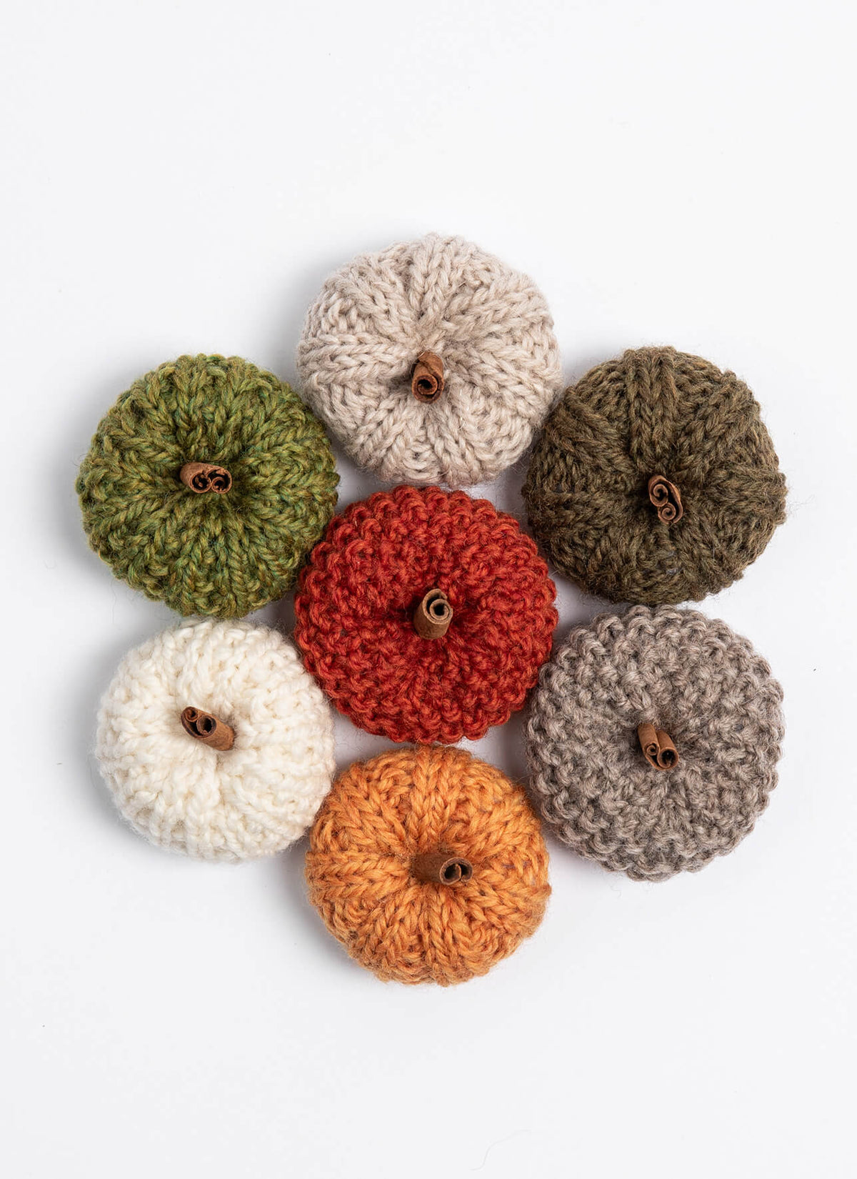 Fall Festival Mini Pumpkins knit project