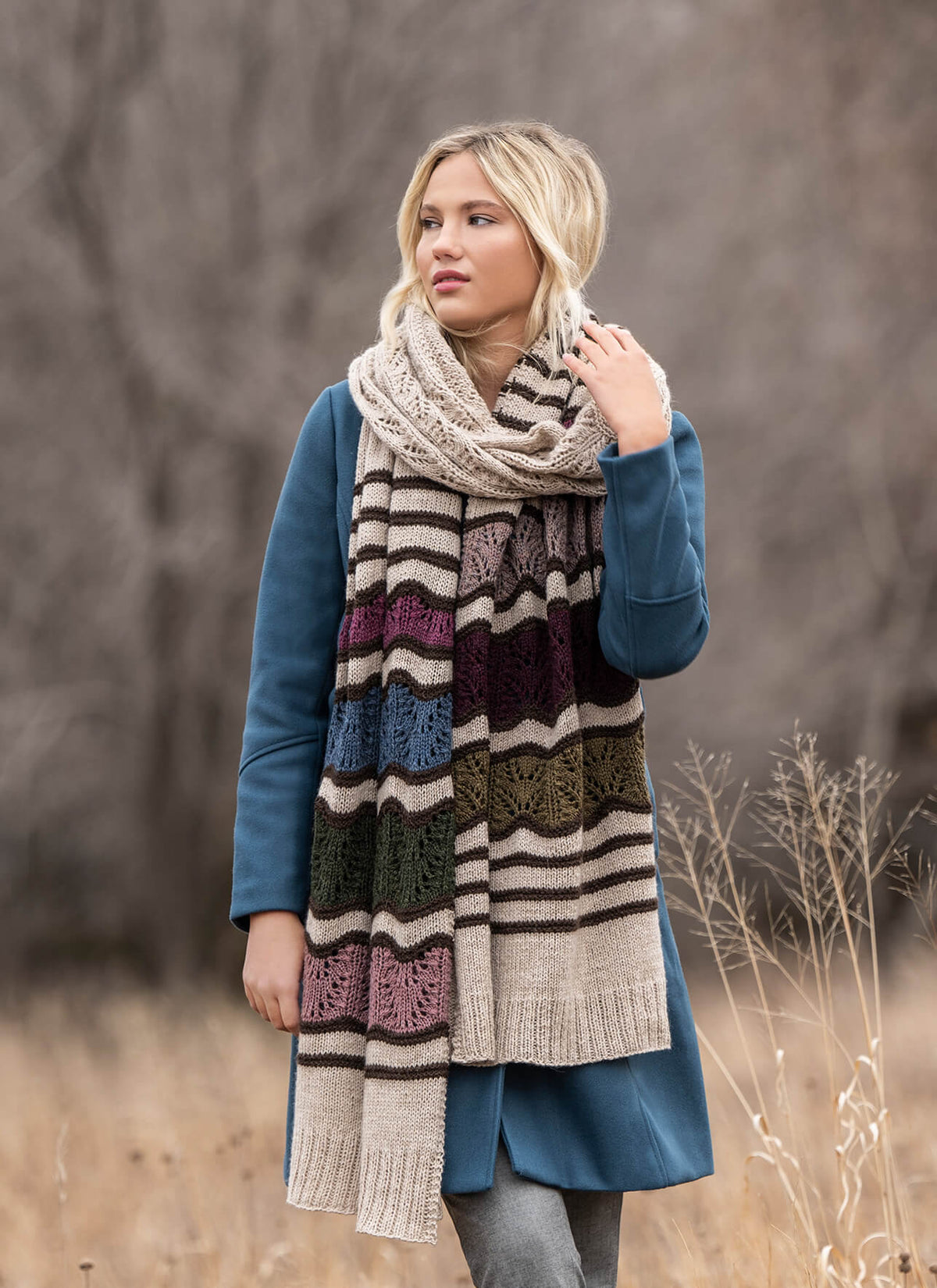 Monticello Wrap knit project