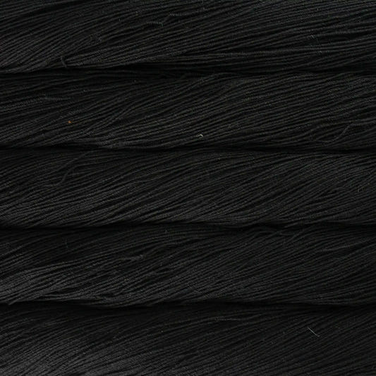 Malabrigo Ultimate Sock Fingering Yarn color Black 195