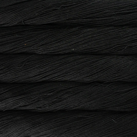 Malabrigo Ultimate Sock Fingering Yarn color Black 195
