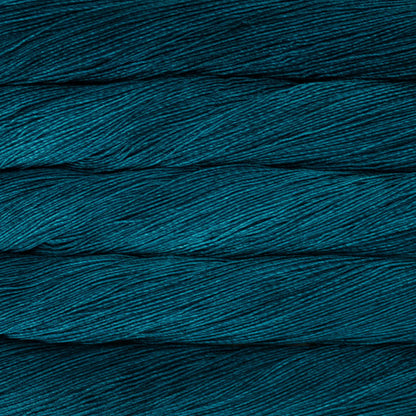 Malabrigo Ultimate Sock Fingering Yarn color Teal Feather 412