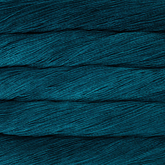 Malabrigo Ultimate Sock Fingering Yarn color Teal Feather 412