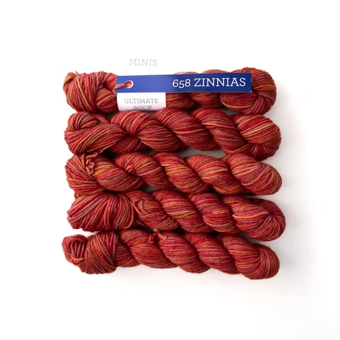 Malabrigo Ultimate Sock Minis Fingering Yarn color Zinnias 658