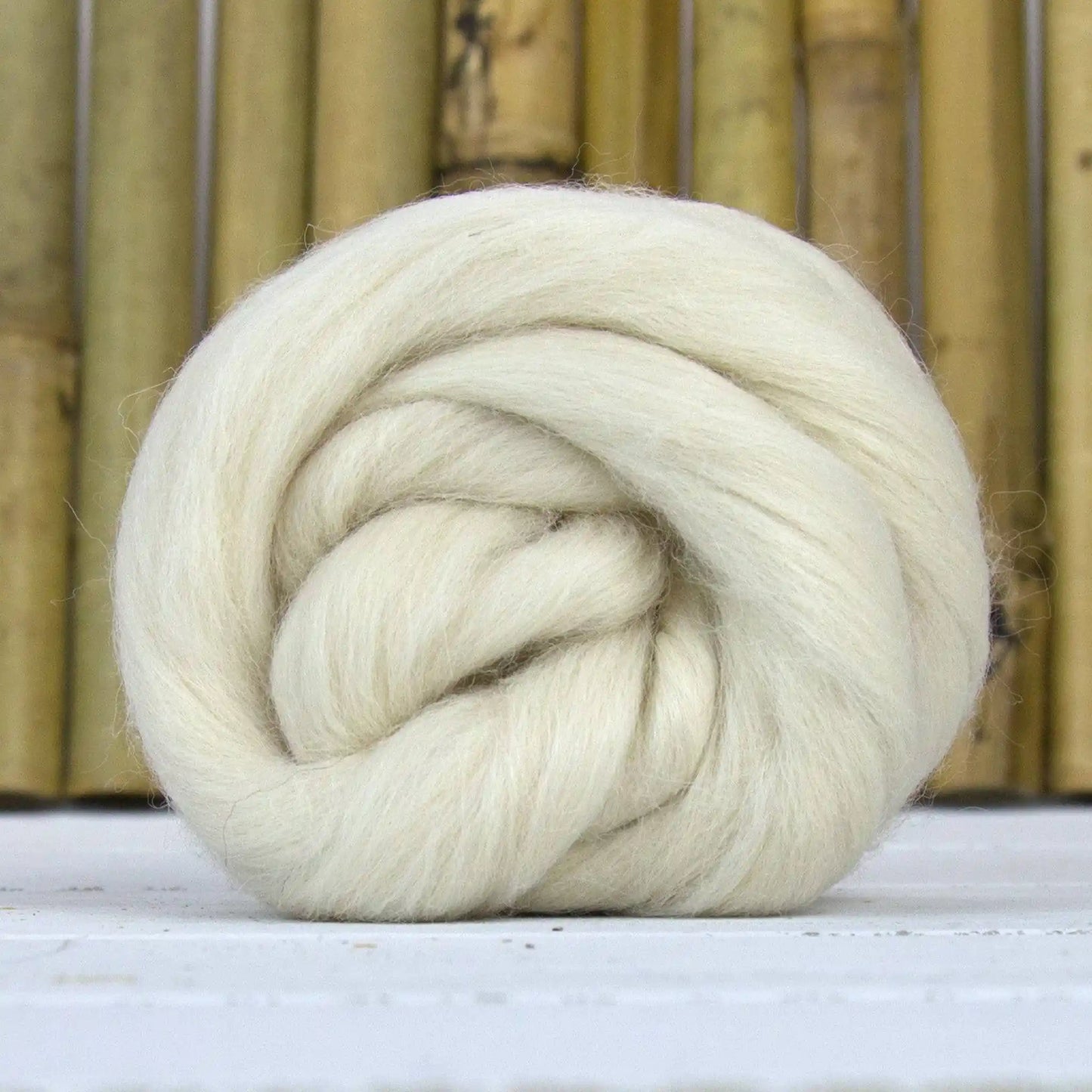 Paradise Fibers White Baby Royal Superfine Alpaca Top