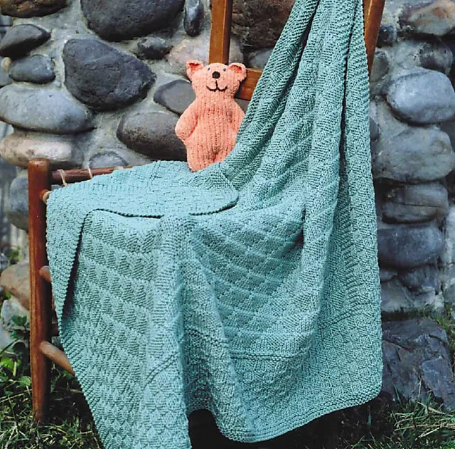HERITAGE BLANKET FOR BABY Pattern by Oat Couture - Leaflet