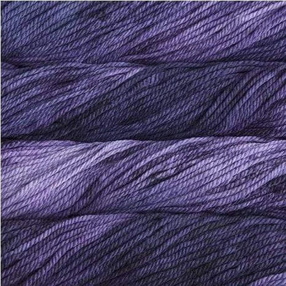 Wee Speedy 2 Baby Sweater Kit featuring Malabrigo Chunky color Violetas