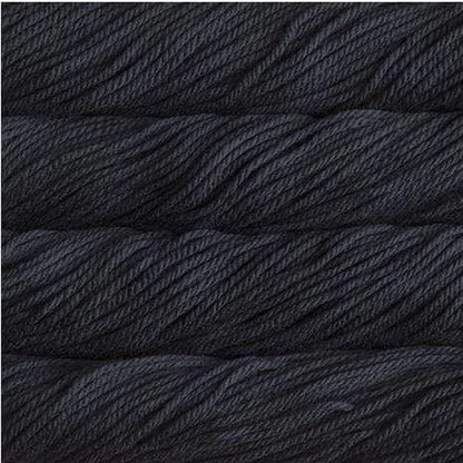 Wee Speedy 2 Baby Sweater Kit featuring Malabrigo Chunky color Black