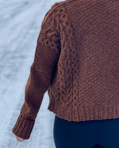 Winter's Beach Cardi by Drea Renee Knits Kit