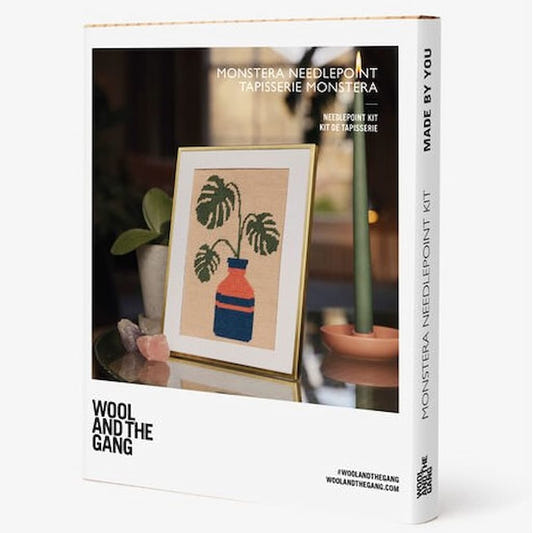 Wool And The Gang Needlepoint Kits, Monstera