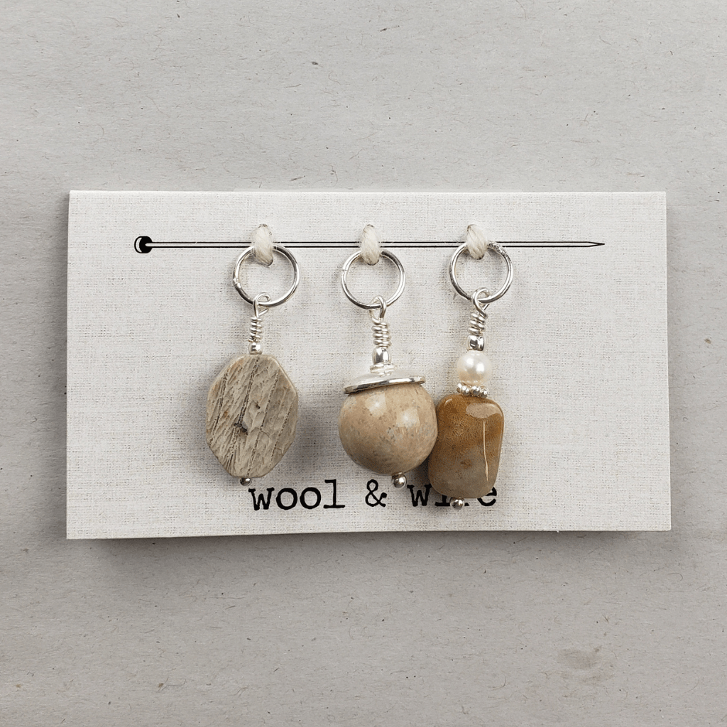 Wool and Wire Stitch Marker Set - Paradise Fibers