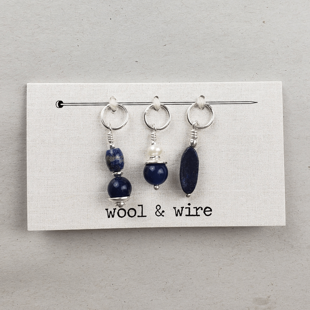 Wool and Wire Stitch Marker Set - Paradise Fibers