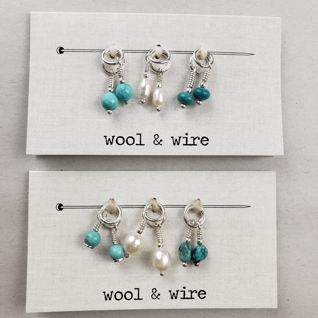 Wool and Wire Stitch Marker Set - Paradise Fibers