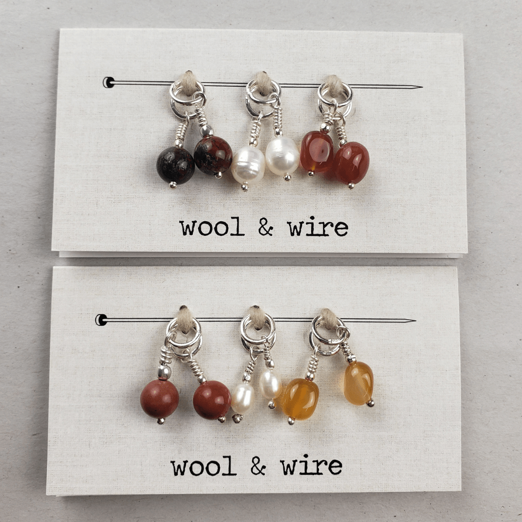 Wool and Wire Stitch Marker Set - Paradise Fibers