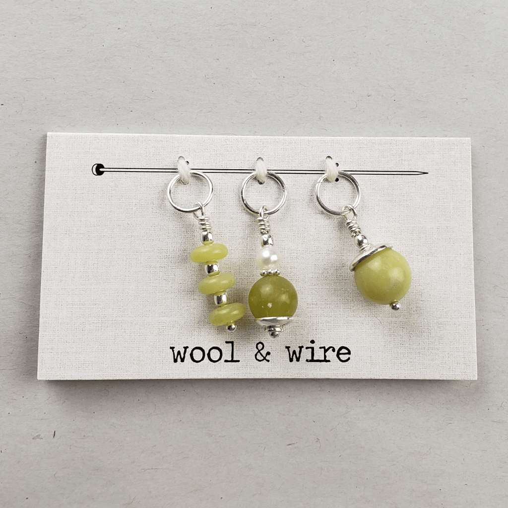 Wool and Wire Stitch Marker Set - Paradise Fibers