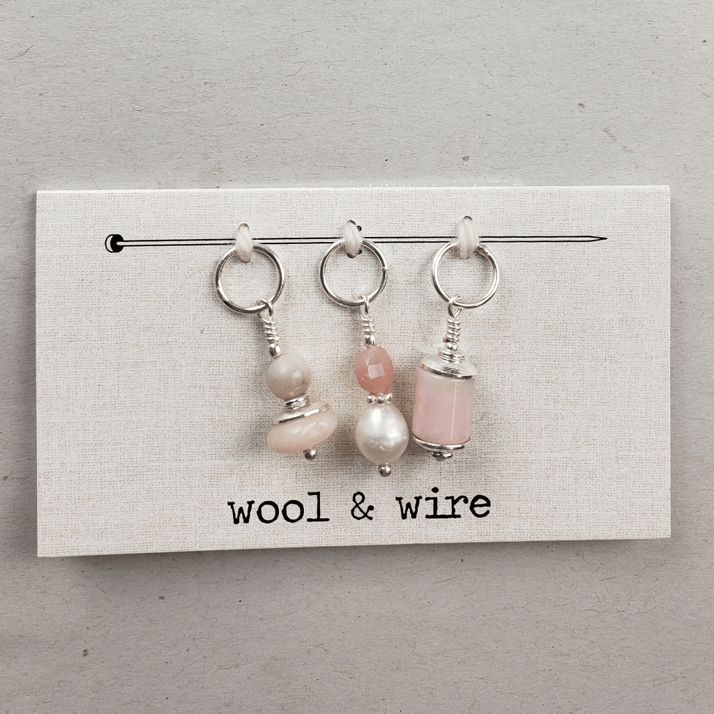 Wool and Wire Stitch Marker Set - Paradise Fibers